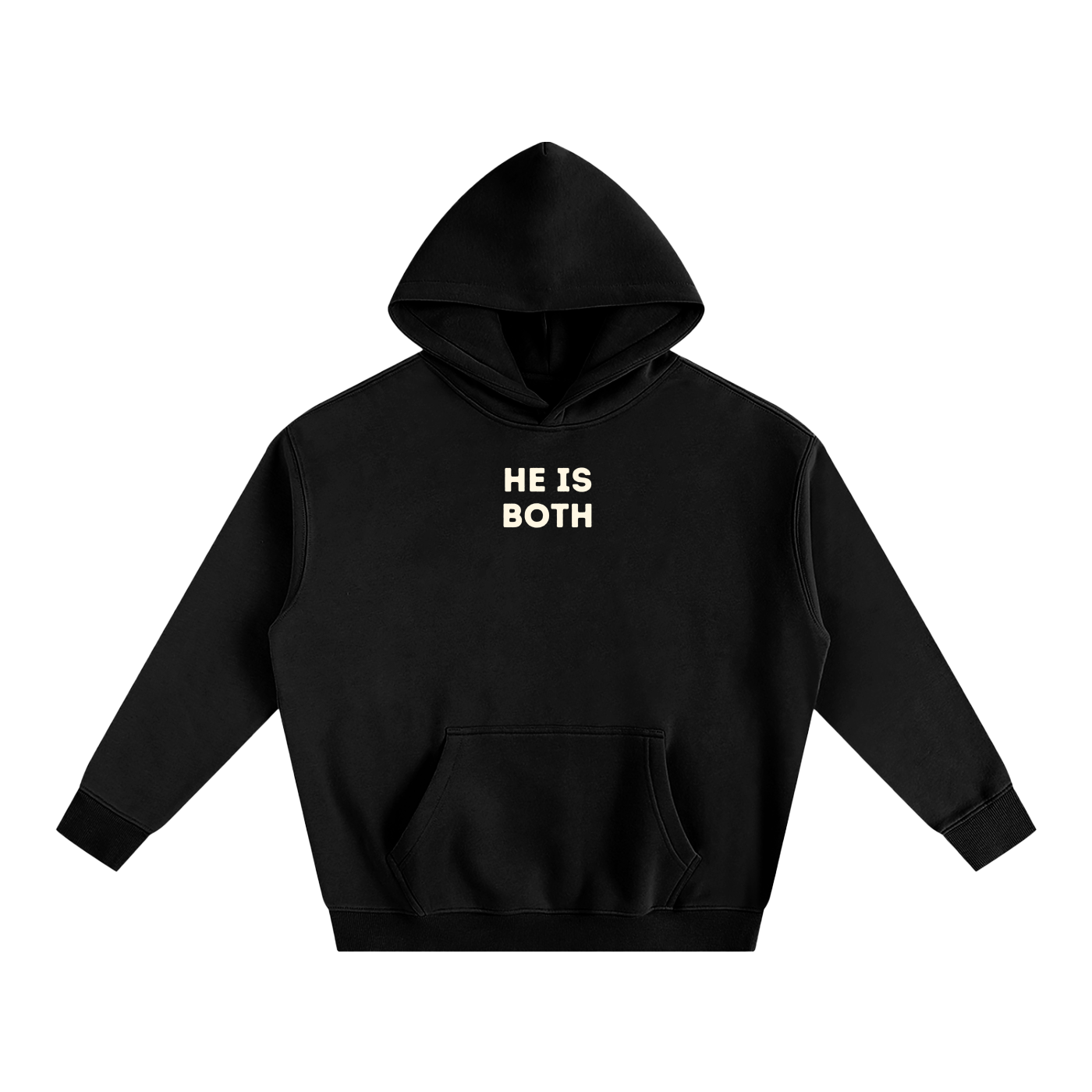 He is both Fleece Hoodie