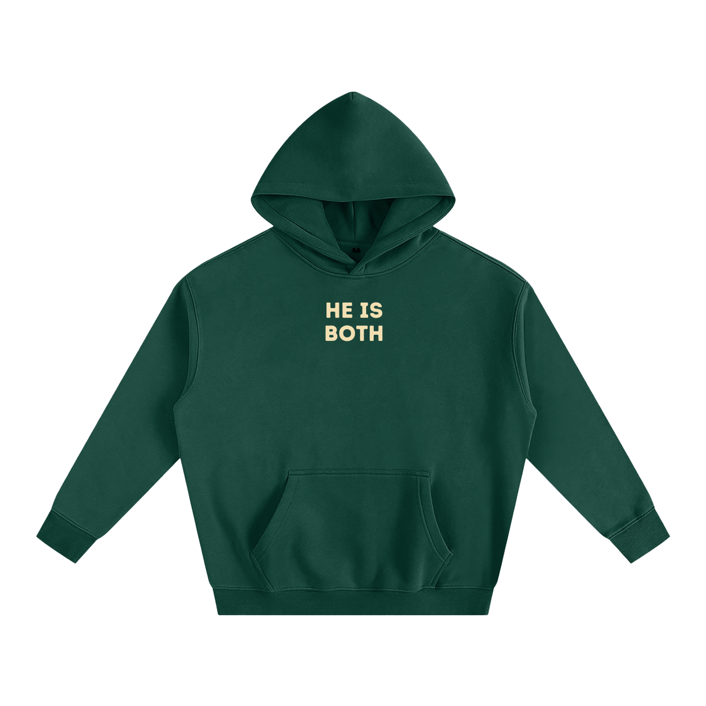 He is both Fleece Hoodie