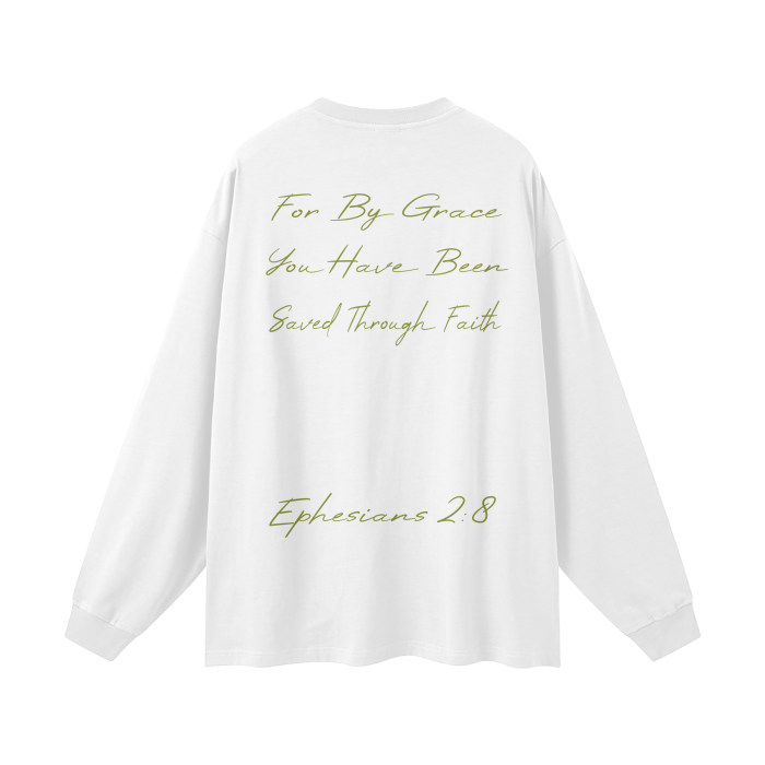Streetwear Unisex 305G FOG 100% Cotton Long Sleeve Tee