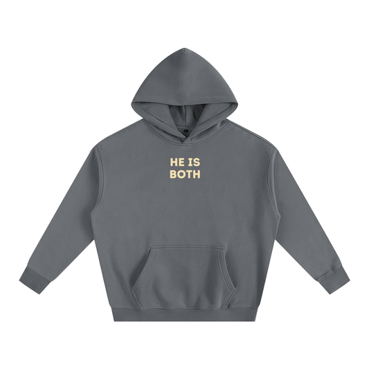 He is both Fleece Hoodie